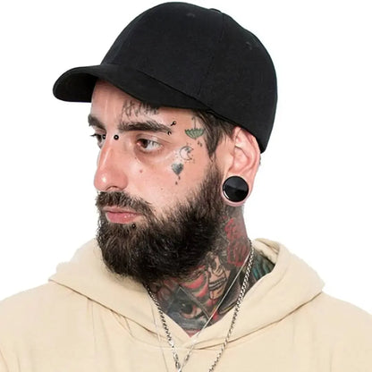 Short Brim 4 Size Fitted Closed Caps Hats New Cycling Bill Plain Trucker Men Women Hip Hop Baseball Snapback Sun Visor Era