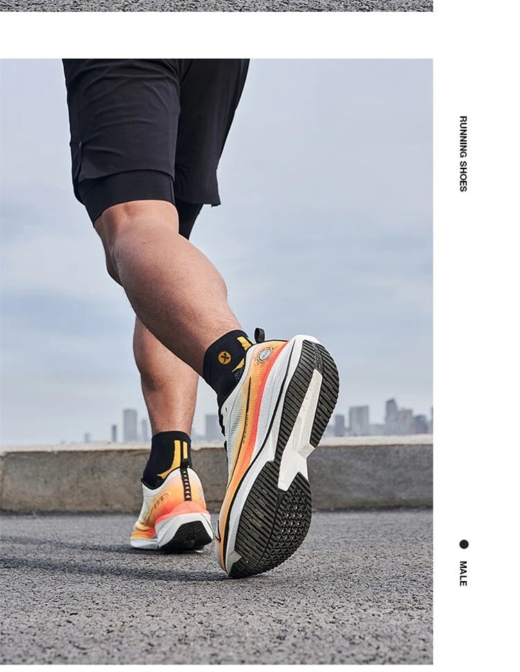 Xtep One Piece Model 2.0/1.0 Men Running Shoes  Autumn Comfortable Stability Cushion Rebound Racing Sneakers 876319110073