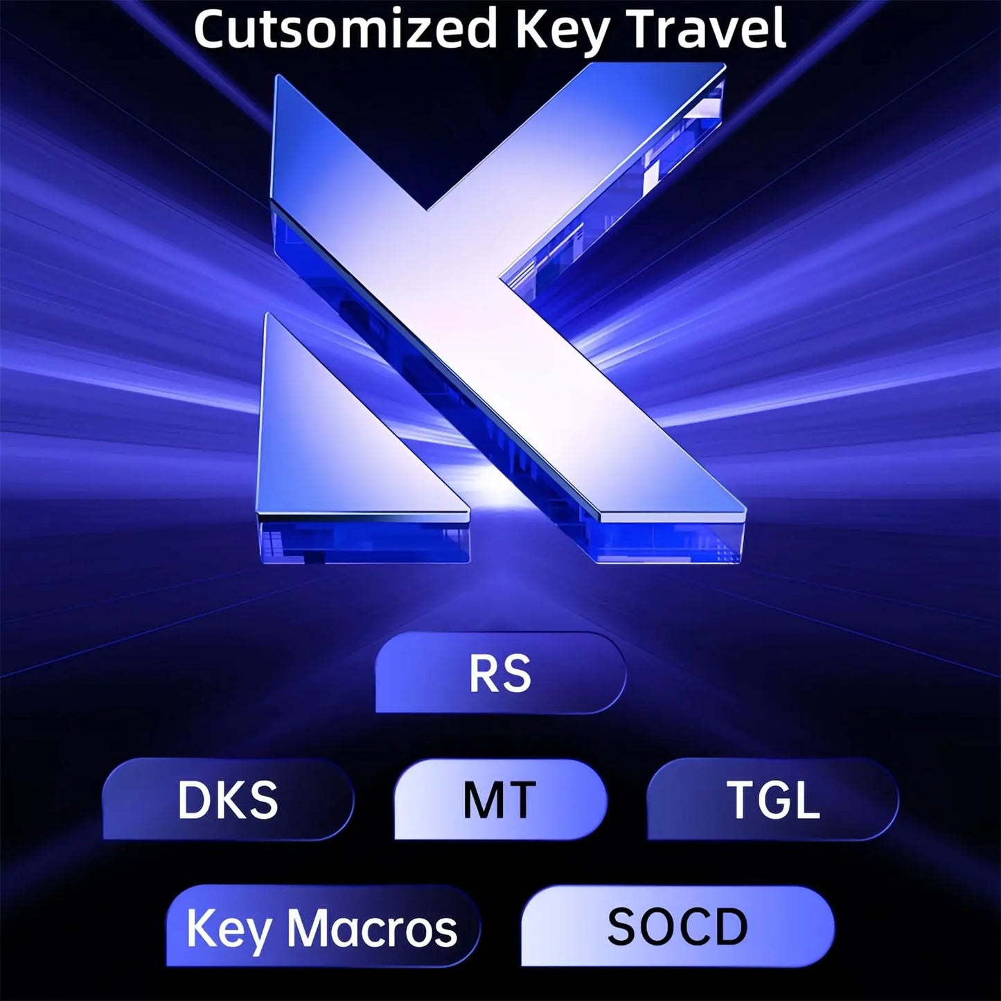 MCHOSE ACE 68 Magnetic Switch Gaming Keyboard Hall Effect Rapid Trigger Programmable RGB 8K Hz DKS/MT/TGL/RS/SOCD Keyboard
