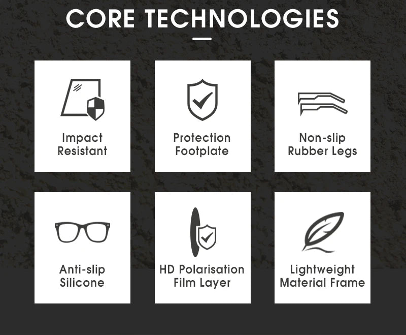 Kapvoe Polarized Hiking Eyewear Sunglasses for Men UV400 Lens Sunglasses Glasses PC Lens Glasses HD Lens Outdoor Sunglasses 2026