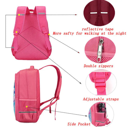 Mochila FORTNITE de 16 polegadas, resistente e leve, bolsos duplos com fecho, estilo cartoon para rapazes e raparigas dos 6 aos 10 anos, porta-chaves 3D impresso grátis