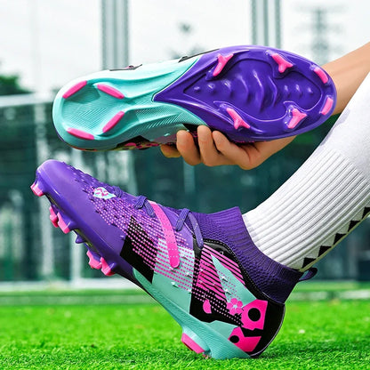 Nouvelles chaussures de football professionnelles pour hommes, crampons de football de société, chaussures de football d'intérieur, bottes d'entraînement originales, chuteira de terrain rapide