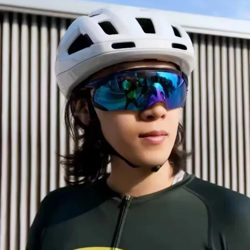 New UV400 Sports Sunglasses for Men Women Cycling Running Hiking Driving Glasses Retro Windproof Outdoor Sunglasses Anti Glare
