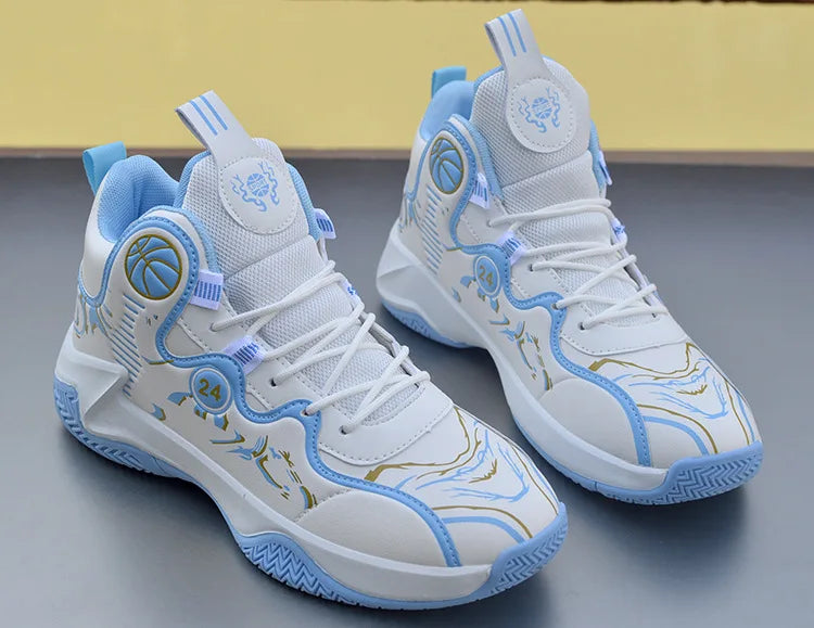 Verkauf von Basketballschuhen für Herren, High-Top-Sportschuhe für Outdoor, gepolstert, Herren-Sportschuhe, bequeme weiße Sneaker, Zapatillas