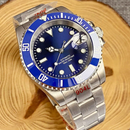 200m Waterproof Miyota8215 Automatic Men's Watch Diver Watches 40mm Mechanical Movement Luminous Jubilee Strap Glide Lock Buckle
