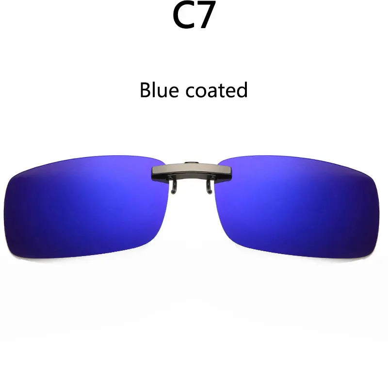 BOYSEEN Polarized Clip Sunglasses Driving Day Night Vision Lens Unisex Sport Fishing Myopia Glasses Men Women Travel Outdoor