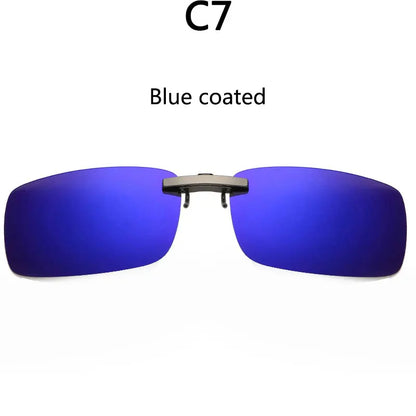 BOYSEEN Polarized Clip Sunglasses Driving Day Night Vision Lens Unisex Sport Fishing Myopia Glasses Men Women Travel Outdoor