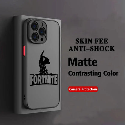 Funda para móvil Hot Game F-Fortnites para Xiaomi Redmi Note 14 13 12 12S 11 11S 10 10S 9T 9S 8 7 Pro Plus 4G 5G, cubierta trasera transparente mate