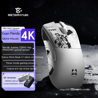 Metaphyuni Metapanda P1 draadloze muis P1 Pro Max Paw3395L lage latentie lichtgewicht e-sports gamingmuis ergonomisch pc-gamercadeau