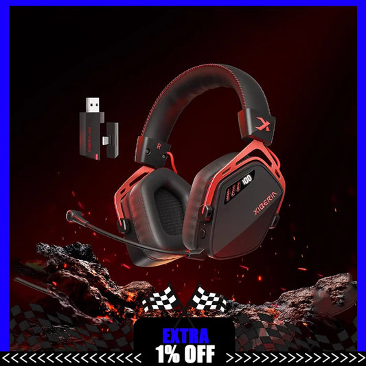 Casque sans fil XIBERIA K03S, trois modes, puce ATS3031, réduction de bruit AI, écouteurs de jeu, léger, longue durée de vie de la batterie