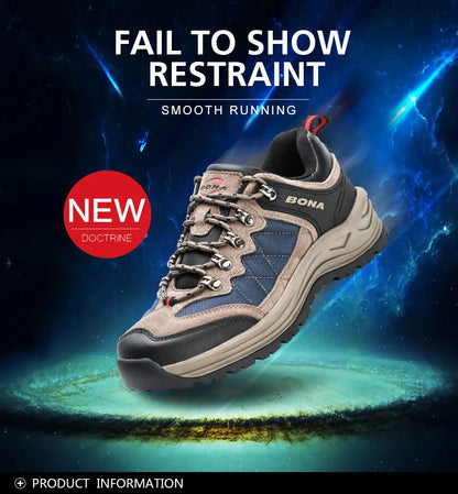 BONA New Designers Turistické boty Trekingové tenisky Pánské boty Pánské trekingové boty Chůze Mansculino Rybaření Kempování Boty na jogging