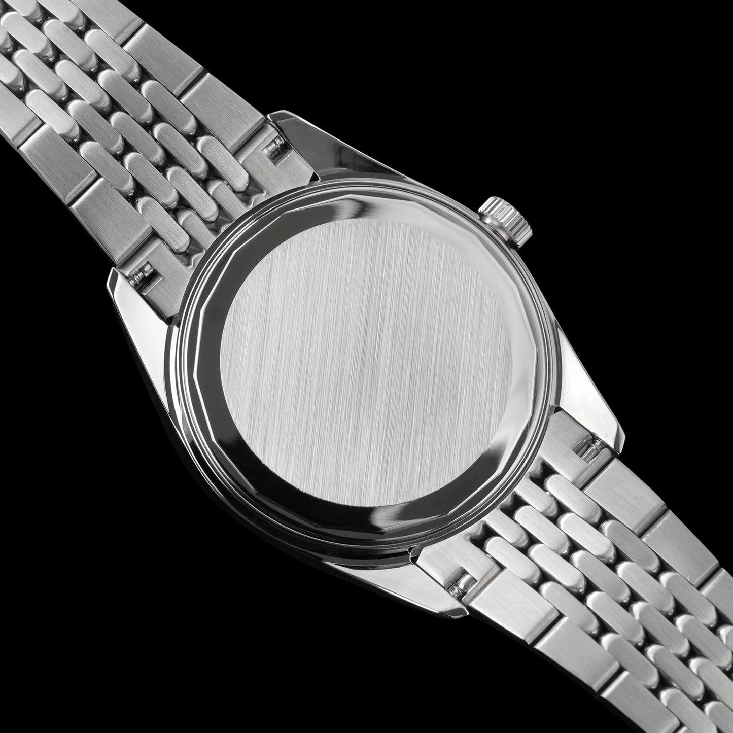 Watchdives WD1954 Arctic Classic 36mm Watch VH31 Sweep Second Movement 316L Stainless Steel Watches Sapphire Crystal Luminova