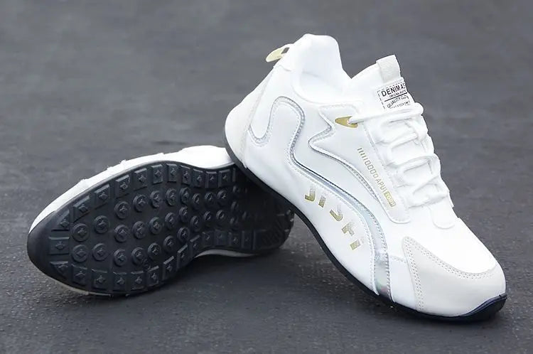 Chaussures en cuir respirantes pour hommes, baskets décontractées de voyage imperméables, chaussures de couleur unie, chimanti ald, automne, nouveau
