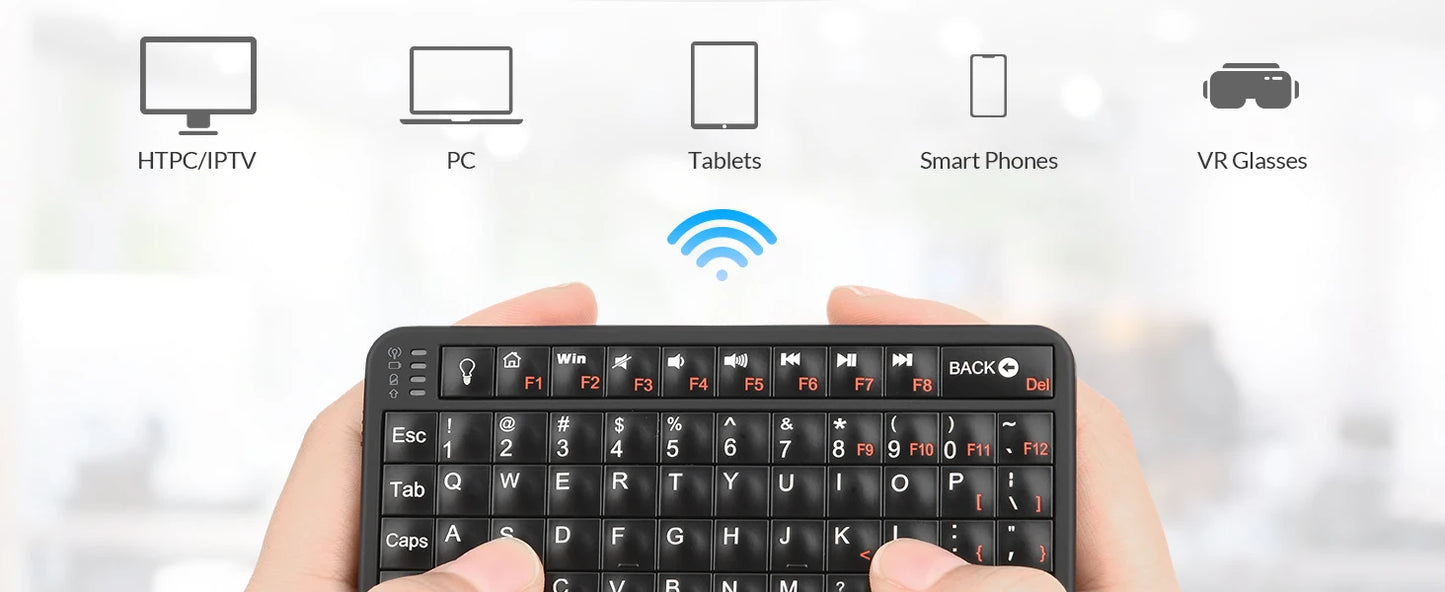 Rii 518BT Bluetooth Keyboard Mini Wireless Keyboard Mouse Remote Touchpad For Android TV Box PC