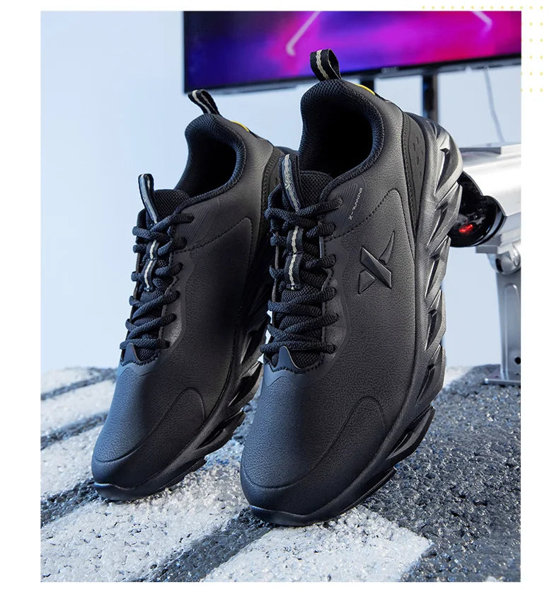 Xtep Running Shoes For Men 2021 Winter Street Casual Men's Sports Shoes Wear-Resistant Support Cushion Sneakers 879419110080