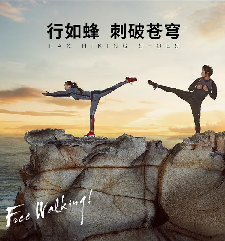 RAX Winter Hiking Boots Men Waterproof Breathable Outdoor Sports Sneakers for Men Trekking Boots Mountain Trekking Shoes Bigsize