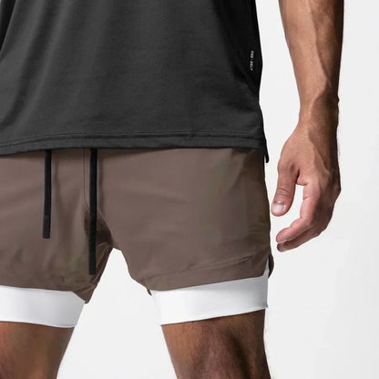 2026 Dragon Ball Anime Men's Shorts Sportswear Quick Dry Gym Pants Double-layer 2 in 1 Shorts Y2k Summer Breathable Streetwear