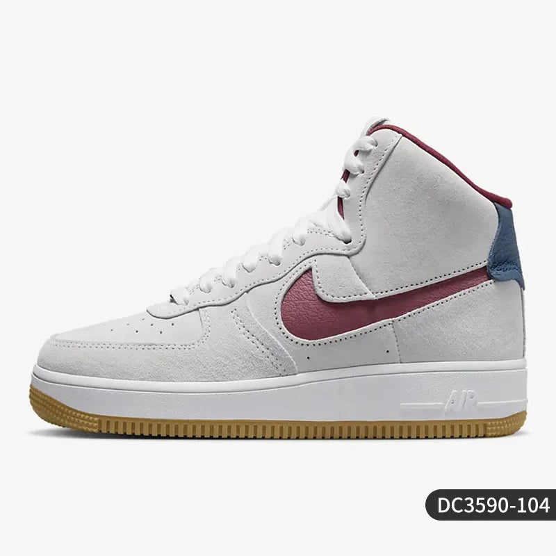 Nike genuine Air Force 1 men's and women's sports comfortable high top board shoes DC3590-104