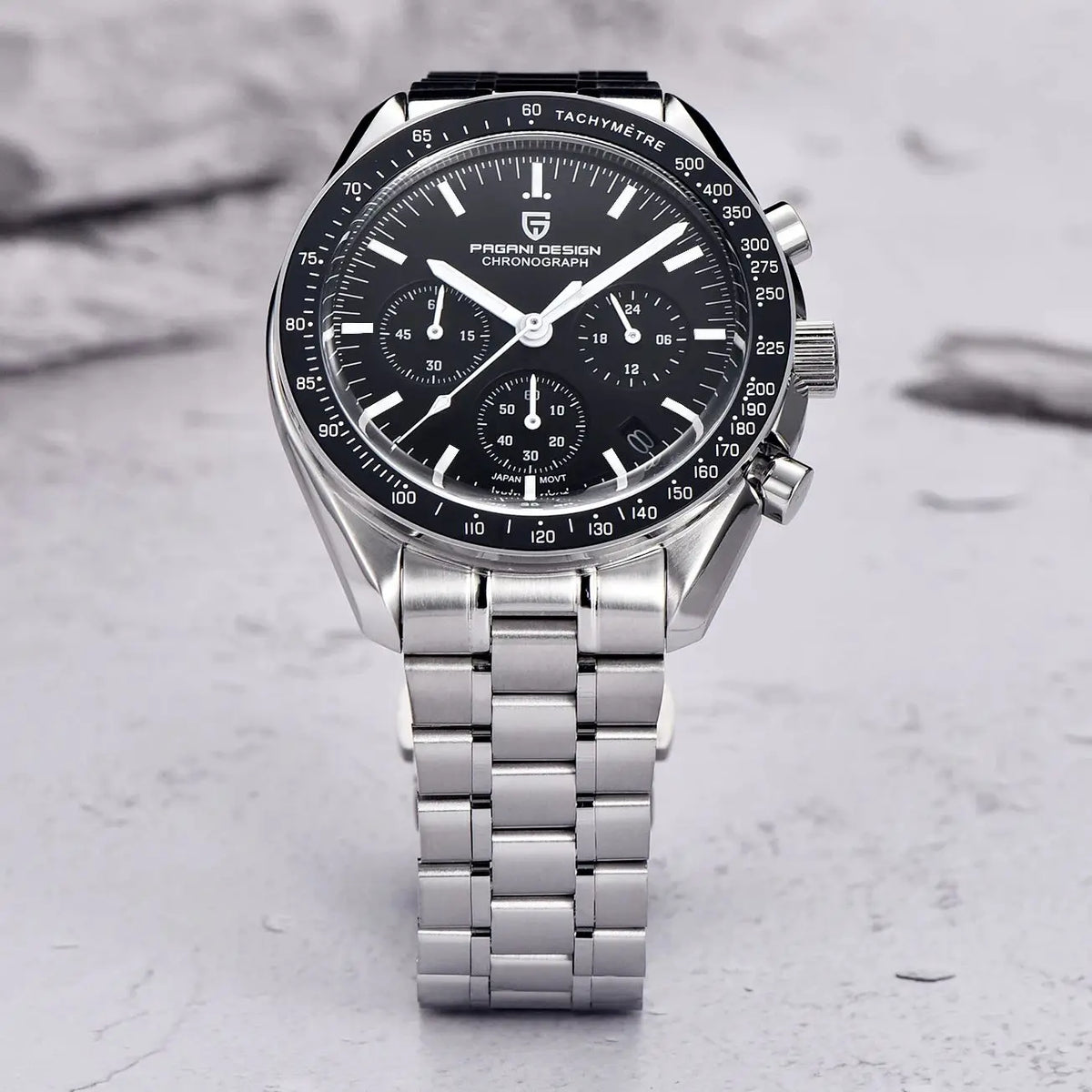 PAGANI DESIGN 2026 New Men's Watches Top Luxury Quartz Watch For Men Auto Date Speed Chronograph AR Sapphire Mirror Wrist watch