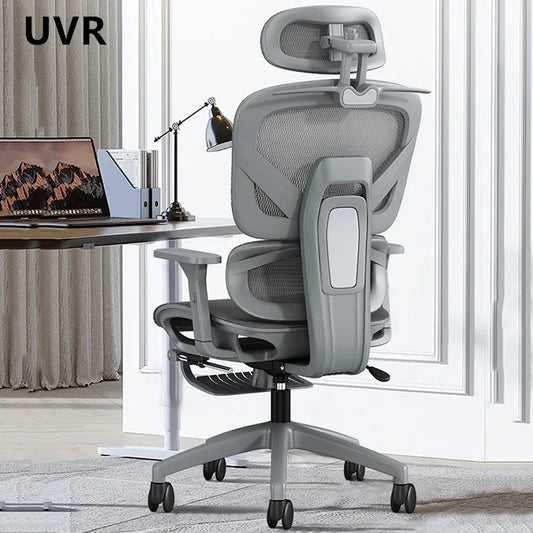 UVR Ergonomic Office Chair Comfortable Reclining Swivel Computer Chair with Adjustable Height, Armrests, Executive Gaming Chair for Home & Work
