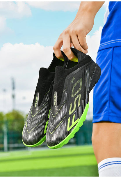 Voetbalschoenen voor heren, antislip, comfortabele voetbalschoenen, voor kunstgras, ultralicht, FG, grasnoppen, zaalvoetbal, sport, indoor, volwassenen, antislip