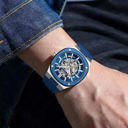2025 CURREN New Men Mechanical Watch Luxury Sapphire Glass Automatic Watch 41MM Stainless Steel Watch for Men