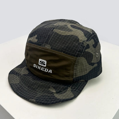 New Unisex CAMO Quick Drying Letter Embroidery Baseball Hats Sunshade Color Block Breathable Personal Peaked Caps Versatile ins