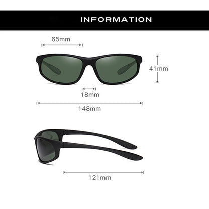 VCKA Men Polarized Myopia Sports Sunglasses Prescription Outdoor Small Frames Women Glasses Optics Custom Eyewear -0.5 To -6.0