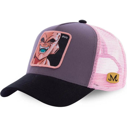 Casquette Dragon Ball Son Goku pour l'été, casquette de voyage à visière, casquette pour homme brodée, style hip-hop en maille, visière pare-soleil, casquette de baseball, sport de plein air