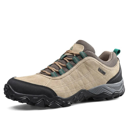 HUMTTO Hiking Shoes Men's Luxury Designer Winter Climbing Trekking Sneakers Leather Outdoor Sports Work Shoes 110282A