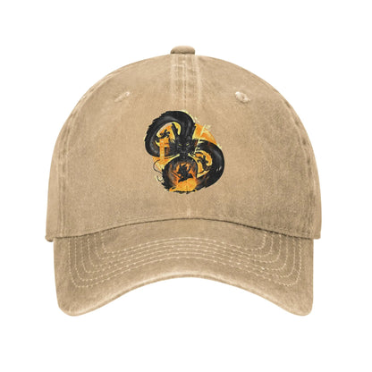 Vintage Dragon Ball Z Attack of Shenron Baseball Caps Men Women Distressed Denim Washed Cap Outdoor Running Golf Gift Hats Cap