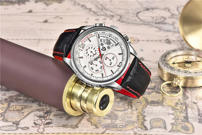 PAGANI DESIGN Chronograph Stop Watch for Men Quartz Multi-function Military Pilot Relógios Masculino Reloj Hombre Montre Homme