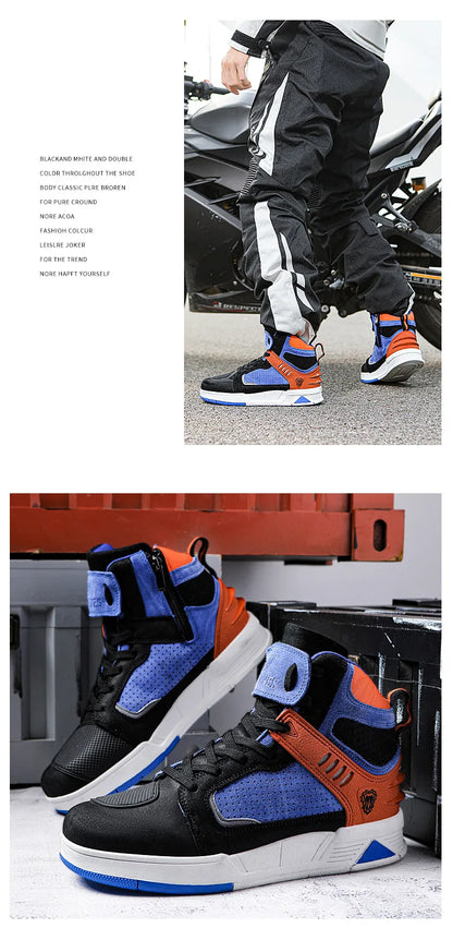Motorcycle Boots 2026 New Men and Women Motorbike Riding Shoes Breathable Biker Boots Motorboats Motorcycle Shoes Boots