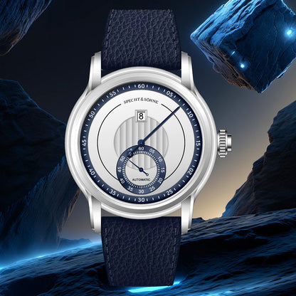 2026 Newly designed Specht & Söhne Men Automatic Watch 39mm Jumping Hour Mechanical Wristwatch Sapphire Crystal Reloj Hombre