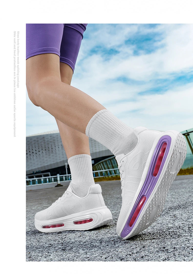 New Men's Sports Running Shoes, Casual Marathon, Breathable Lightweight, Women's Comfortable Athletic Non-Slip Walking Sneakers