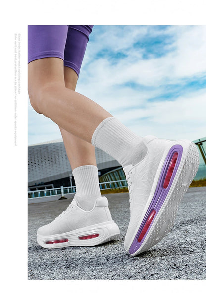 New Men's Sports Running Shoes, Casual Marathon, Breathable Lightweight, Women's Comfortable Athletic Non-Slip Walking Sneakers