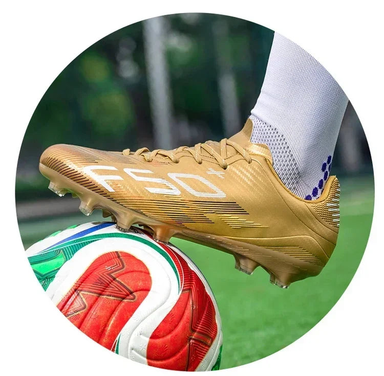 Nouvelles chaussures de football pour hommes, chaussures d'entraînement, chaussures de sport pour terrain gazonné, chaussures de football pour activités de plein air, baskets antidérapantes, chaussures professionnelles po