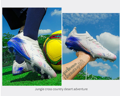 New Men's Football Boots Wholesale Cleats Non-Slip Sneakers Training Soccer Shoes Top Quality FG Drop Shipping Unisex Adult