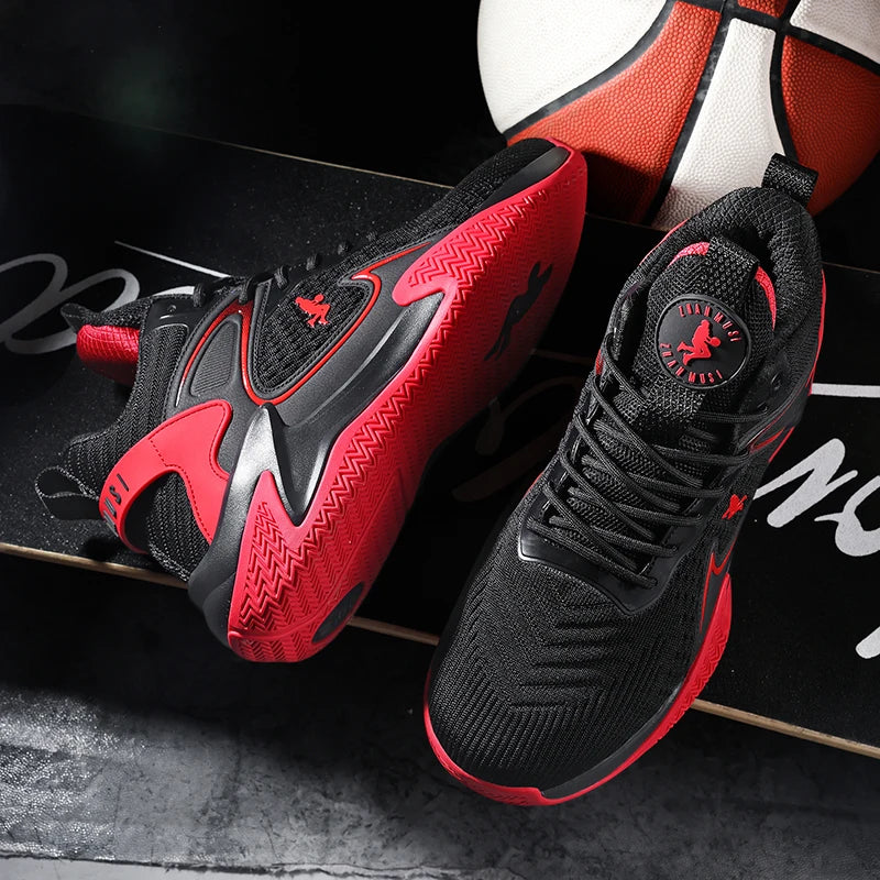 Chaussures de basket-ball pour hommes, respirantes, avec amorti, antidérapantes, résistantes à l'usure, chaussures de course, chaussures de sport pour la salle de sport, baskets de basket-ball pour hommes.
