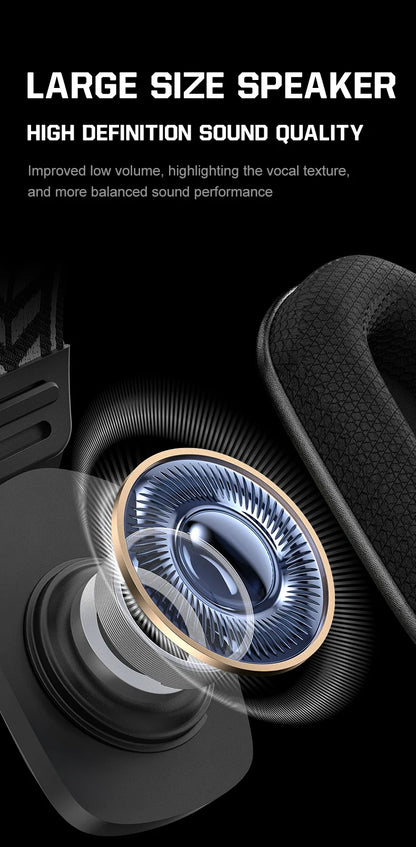 ONIKUMA GT828 Wireless Gaming Headset Bluetooth 5.3 RGB Headphones with Mic, Noise Cancelling, 4-Mode Connection for PC, PS5 & Laptop