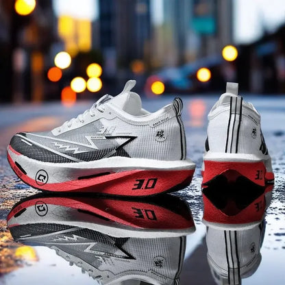 Zapatillas de running especializadas con placa de carbono para maratón, deportivas para hombre y mujer, transpirables, ligeras, cómodas y antideslizantes