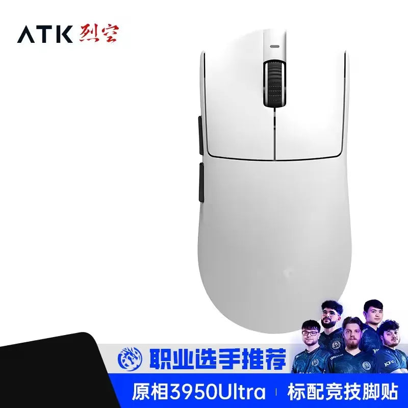 ATK X1 Series vezeték nélküli Bluetooth egér Paw3950/Ultra 8k, könnyű, 49g, hárommódú FPS gamer egér, egyedi ajándék