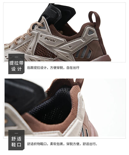 RAX Running Shoes Men & Women Outdoor Sport Breathable Lightweight Sneakers Air Mesh Upper Anti-Slip Natural Rubber Outsole