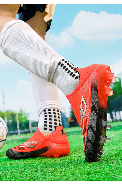 Chaussures de football pour hommes, neuves, pour terrain gazonné, professionnelles, originales, résistantes, décontractées, chaussures de football de qualité supérieure, ultralégères