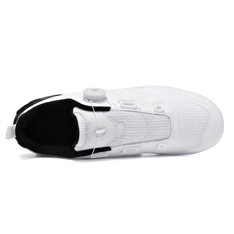 Nouvelles chaussures de cyclisme unisexes, professionnelles, légères, luxueuses, originales, pour route, VTT, course, vélo de mode, vélo de ville, sports de rue