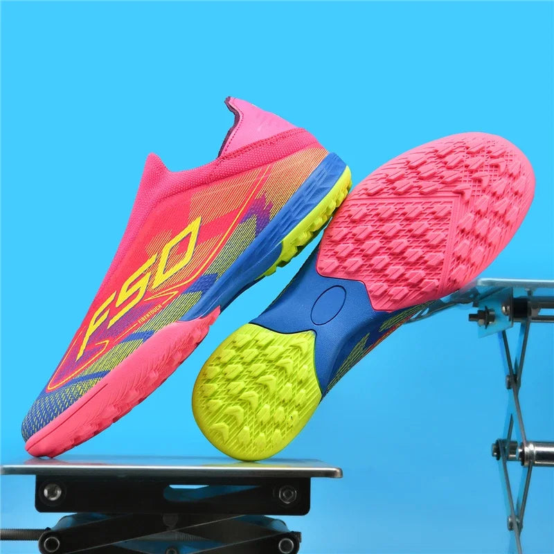 Chaussures de Football pour hommes, bottes de Football antidérapantes pour adultes, ultralégères, crampons d'intérieur, antidérapantes, Fg, gazon, Futsal, confortables, nouvelle collection