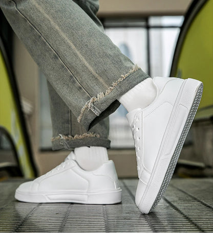 Herrenschuhe aus Kunstleder, Sneaker, trendige Freizeitschuhe, Herrensneaker, vulkanisierte Herrenschuhe, Paarschuhe, Damenschuhe