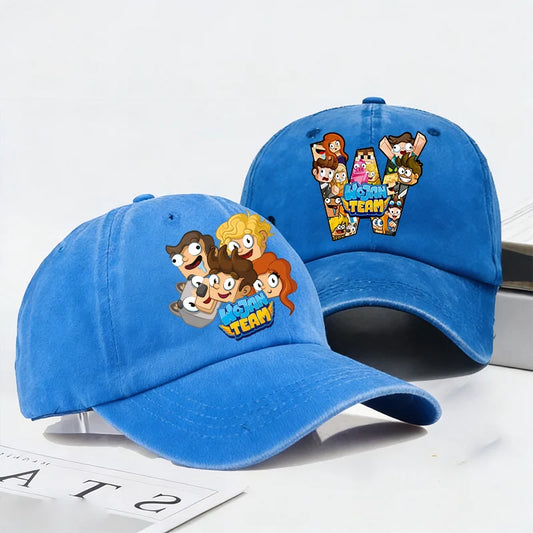 Wojan Team Baseball Cap for Women men Summer Adjustable Sun Hat boy girl Anime Cute Retro Sunbonnet Adult Headgear birthday Gift