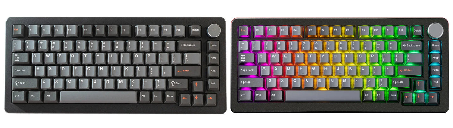 DrunkDeer A75 Pro HE Magnetic Switch Gaming Keyboard Rapid Trigger Wired RGB Mechanical Keyboard Hot-Swap Gasket Mount