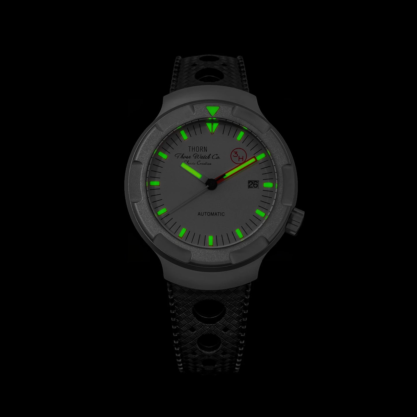 THORN T011 Men's Titanium Watch PT5000 Automatic Movement Mechanical Tribute Vintage Watches Sapphire Luminous 10Bar Waterproof